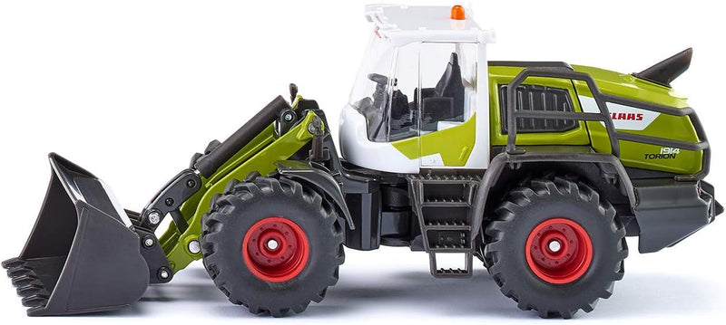 siku 1999, Claas Torion 1914 Radlader, 1:50, Metall/Kunststoff, Grün, Bewegliches Knickgelenk, Beweg