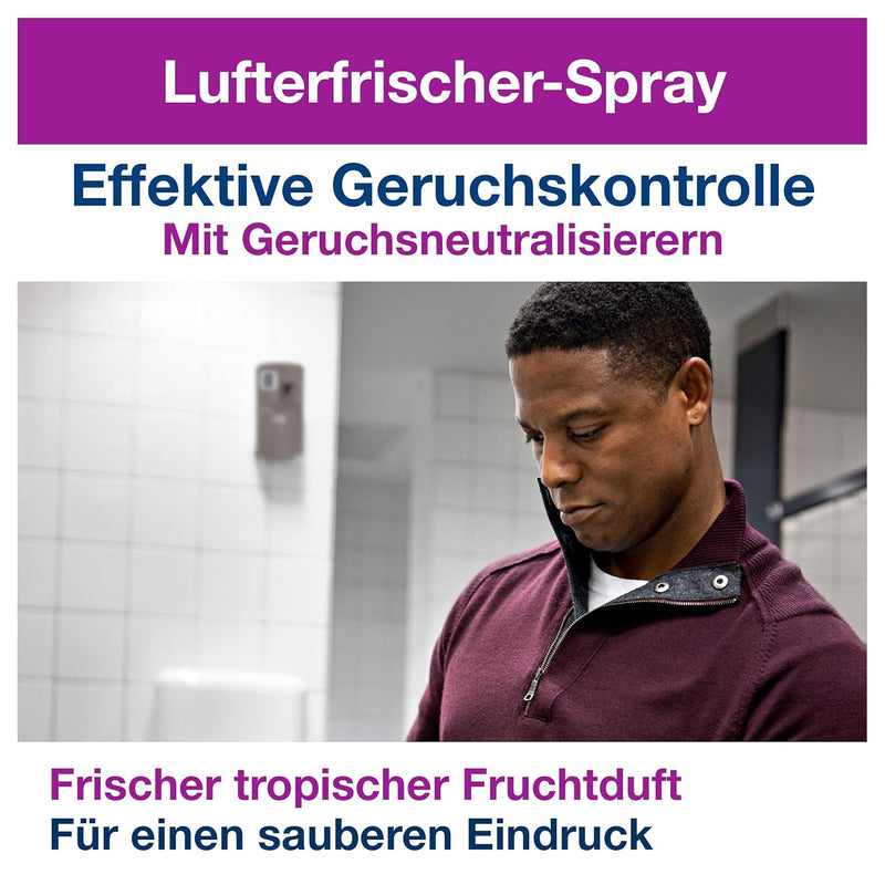 Tork Lufterfrischer Spray mit tropischem Fruchtduft A1, Frischeduft, 12 x 75ml, 236051