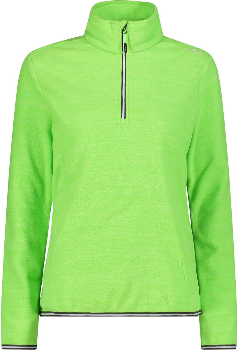 CMP Damen Artctic Fleece Pullover Kapuzenpullover Hoodie 34 Fluo Mel Apple., 34 Fluo Mel Apple.