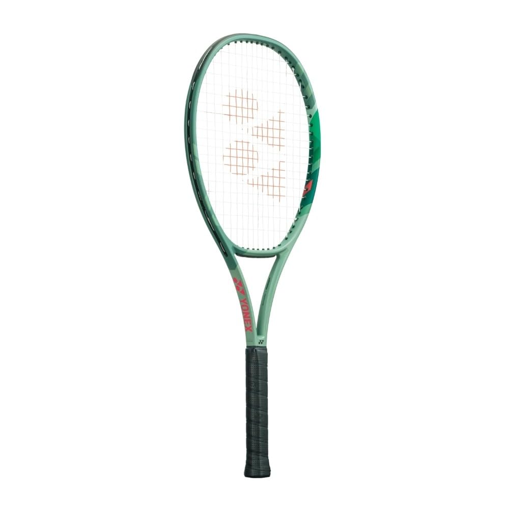 YONEX 23 Percept 100 (300 g) unbesaitet 300 g Tennisschläger Wettkampfschläger Hellgrün – Dunkelgrün