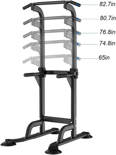 SogesHome Klimmzugstange Power Tower Übung Euipment für Zuhause,Fitnessstudio, Dip-Station,