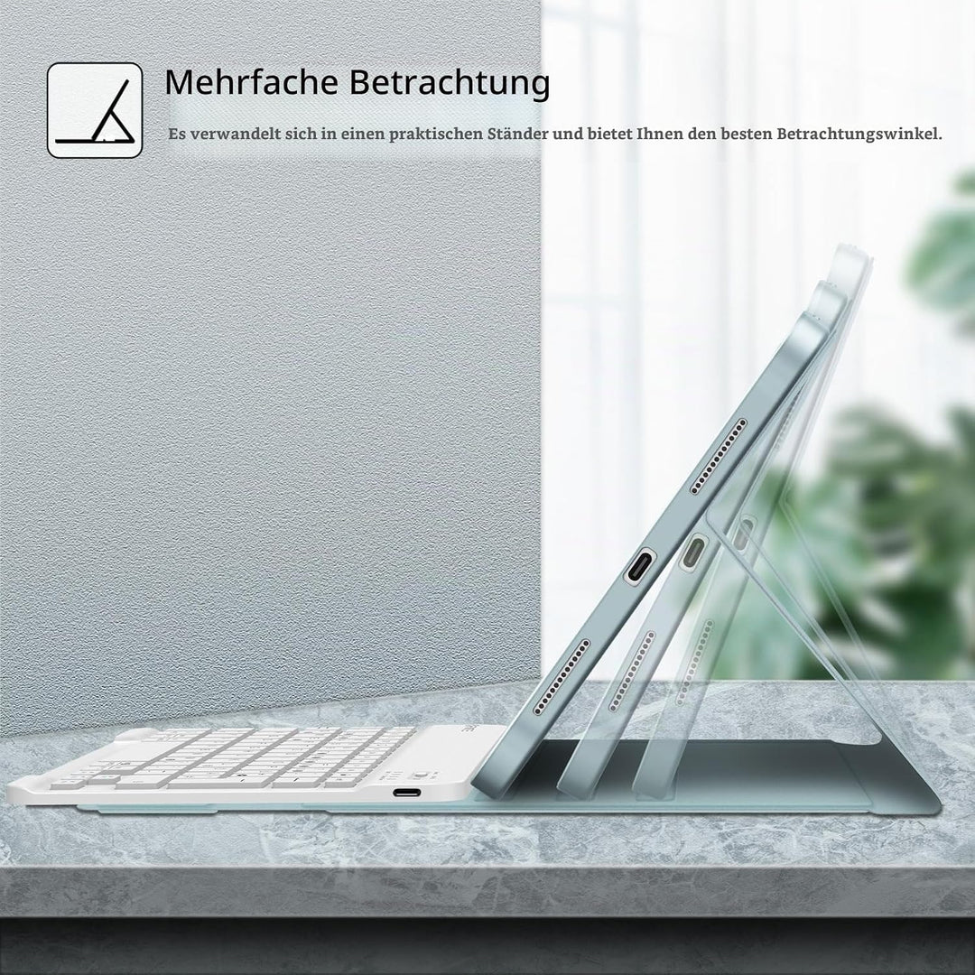FINTIE Tastatur Hülle für iPad 11.Generation 11" 2025, iPad 10. Generation 2022 10.9", Schutzhülle m