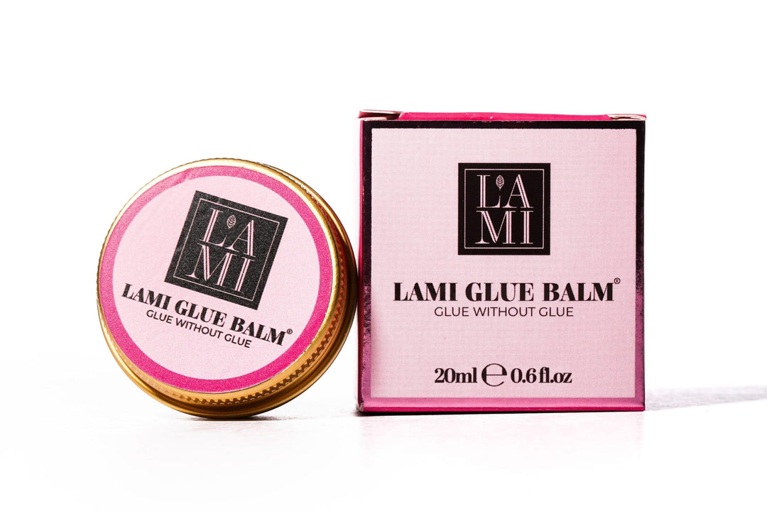 Lami Glue Balm Peach, Wimpernlamierungsprodukt, Glue without glue, mit Argan-, Jojoba- und Avocadoöl