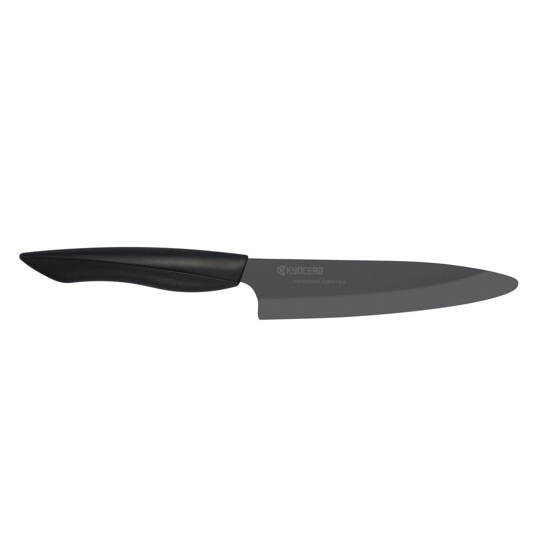 Kyocera ZK-130BK-BK ZK-130 BK EU Küchenmesser, Keramik, schwarz 13 cm, 13 cm
