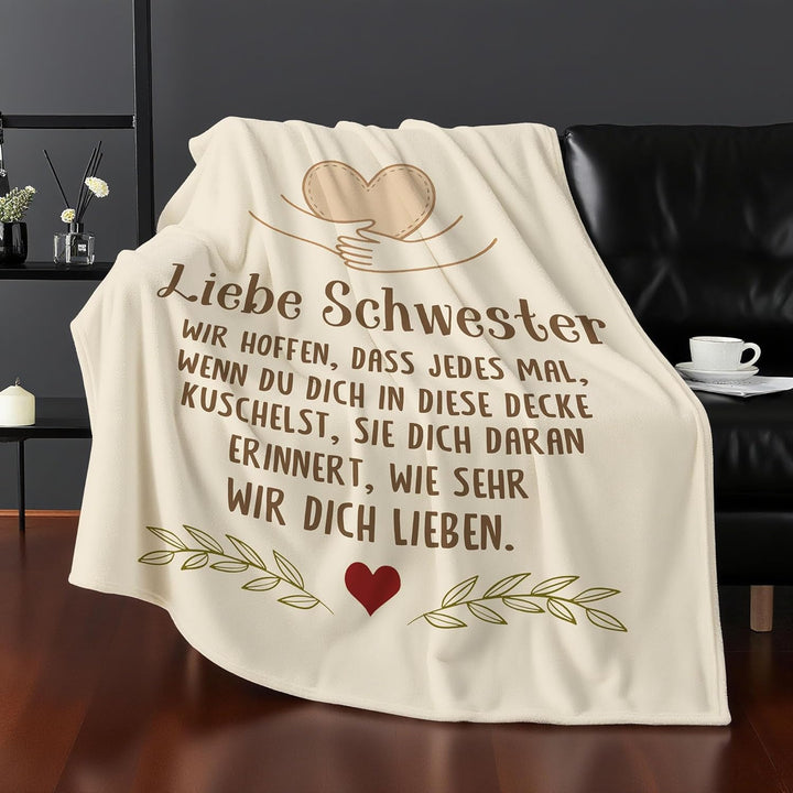 Amorea Beste Mama Ich hoffe DASS jedes Mal wenn du Dich in Diese Decke kuschelst sie Dich daran erin