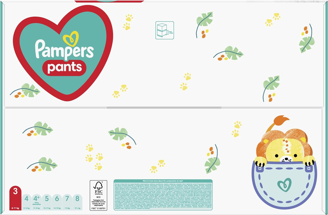 Pampers (Alte Version), Pants Boy/Girl 3 128 pc(s) S (128 Stück), S (128 Stück)