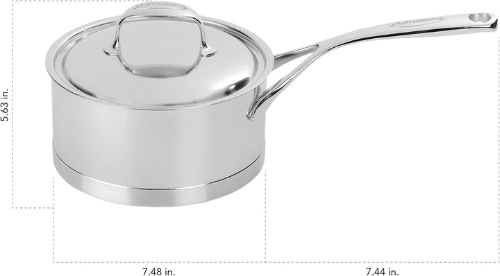 demeyere Stielkasserolle aus Edelstahl, 2,3 l 2.3-qt Edelstahl, 2.3-qt Edelstahl