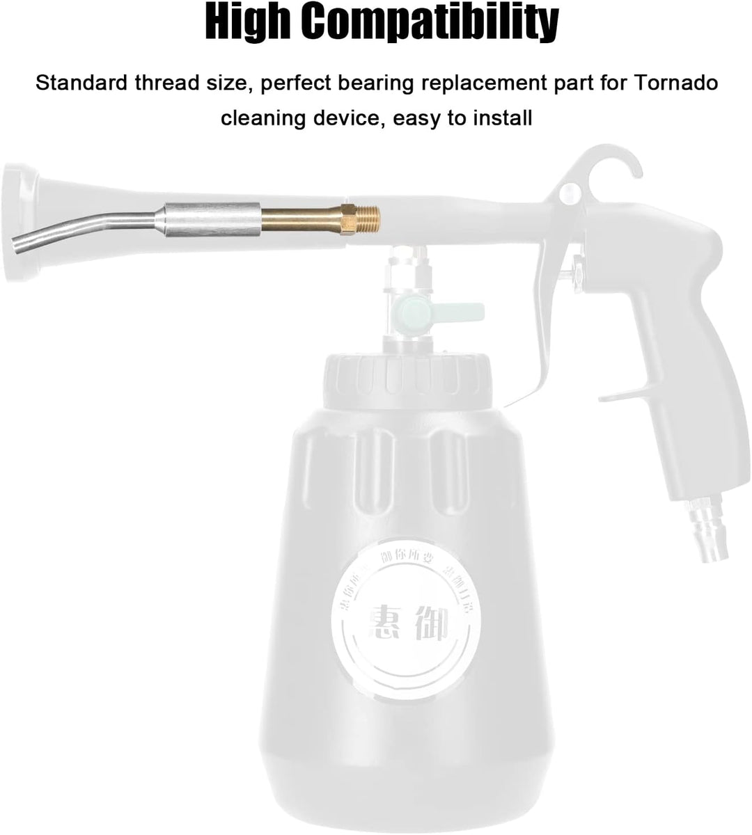 Kupferlager-Anschluss-Zubehör für Tornado-Reinigungswerkzeug Air Blow-Dust Auto Cleaner Tool Hochdru