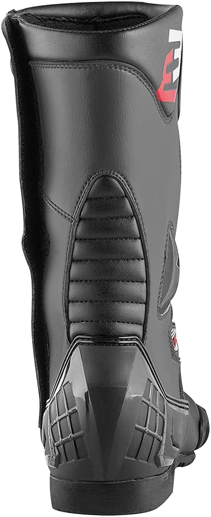 Bogotto Losail Motorradstiefel, schwarz, 48 48 EU Schwarz, 48 EU Schwarz