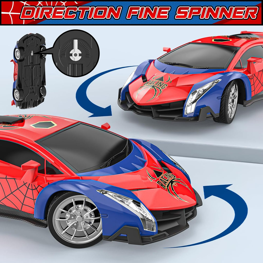 Mieryd Ferngesteuertes Auto ab 3 4 5 6 7 8+ Jahre, Kinder Spiele Draussen Drinnen 1:18 Spider RC Aut
