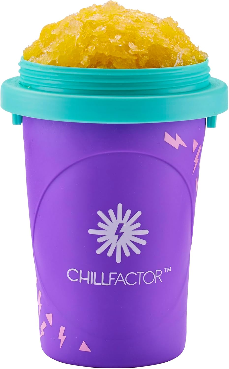 Chill Factor Color Shock Slushy Power Purple - Maker Wiederverwendbarer Slushy-Squeezer Küchenspielz