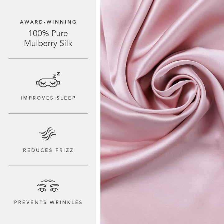 Fishers Finery 25 mm Kissenbezug aus 100% Reiner Maulbeerseide, Good Housekeeping Winner (englische