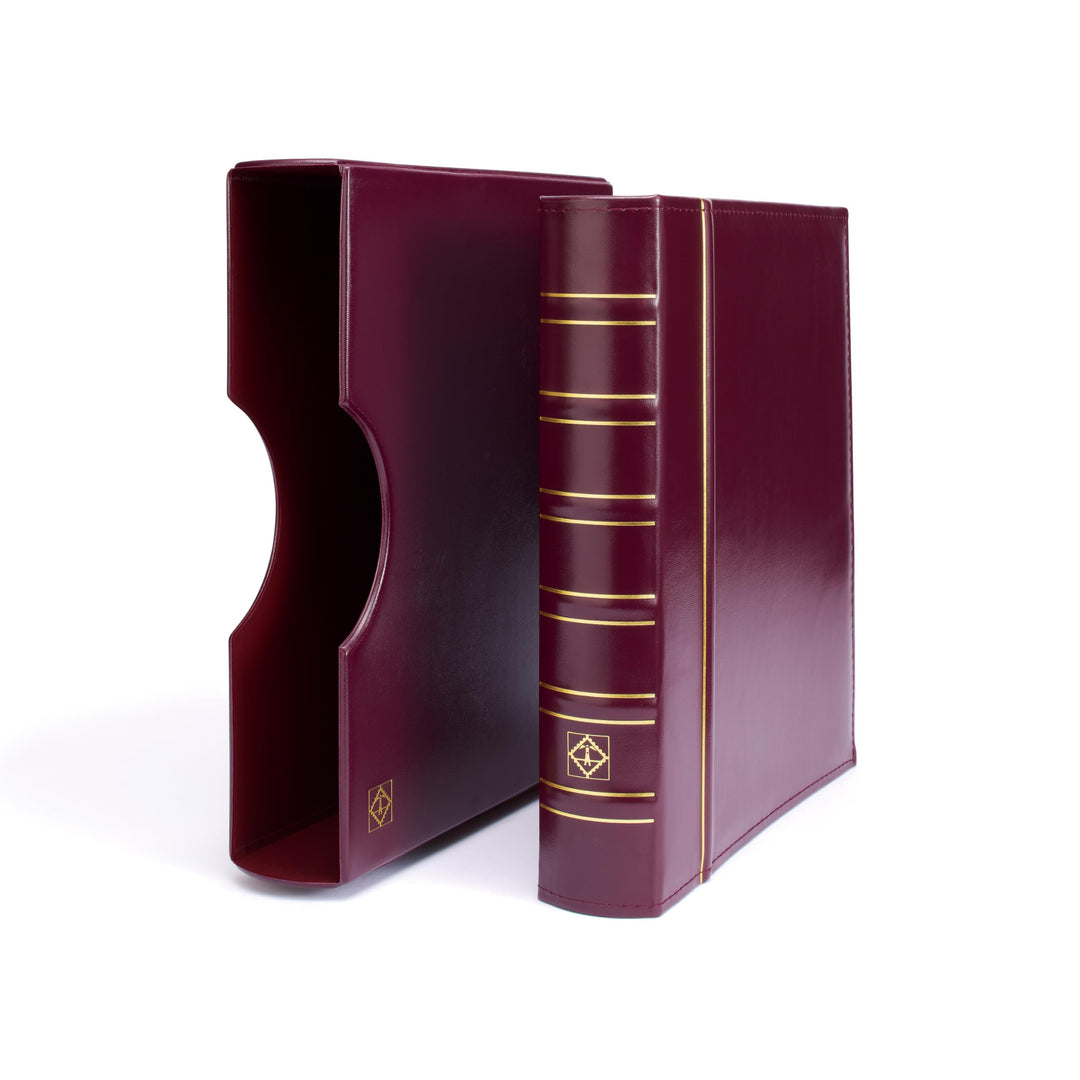 Leuchtturm 300787 Münzalbum Grande - Ringbinder zum Selbstgestalten im Classic-Design - inklusive Sc