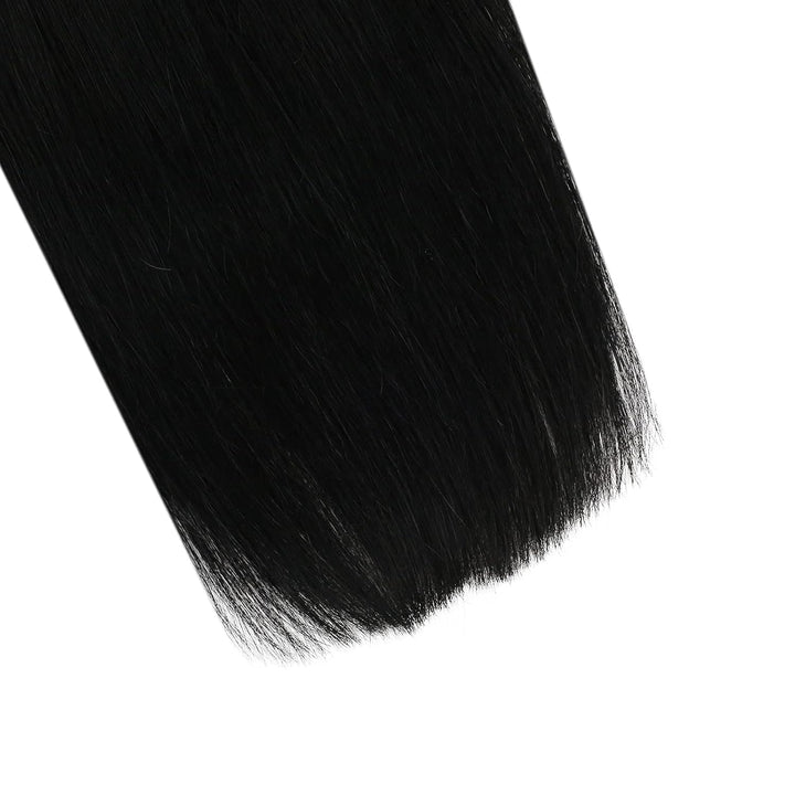 Ugeat Flat Tip Extensions 60cm Bonding Extensions Echthaar Schwarz Bonding Echthaar Extensions Kerat