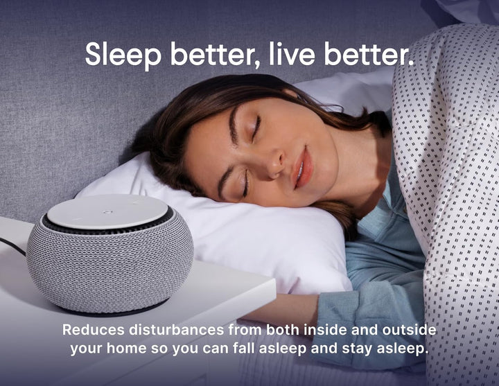 Snooz Sound-Maschine mit weissem Rauschen, echter Ventilator im Inneren für nicht störende weisse Ge