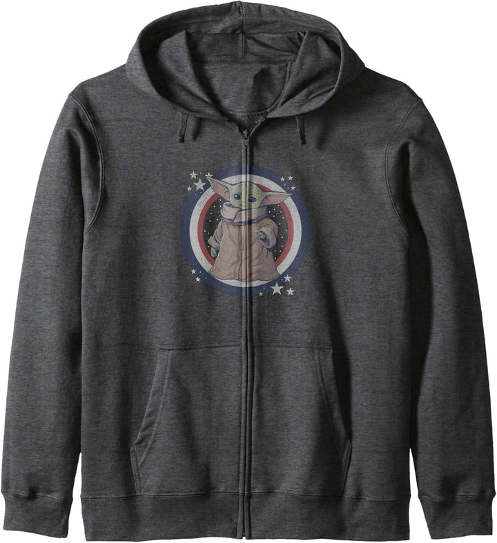 Star Wars: The Mandalorian Fourth Of July Grogu Patriot Kapuzenjacke