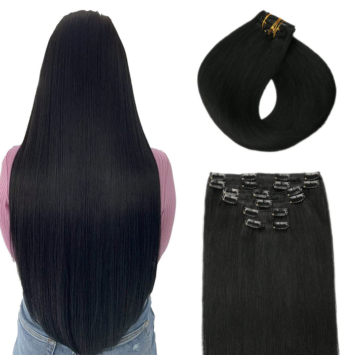 SURNEL Clip in Extensions Echthaar Remy 
