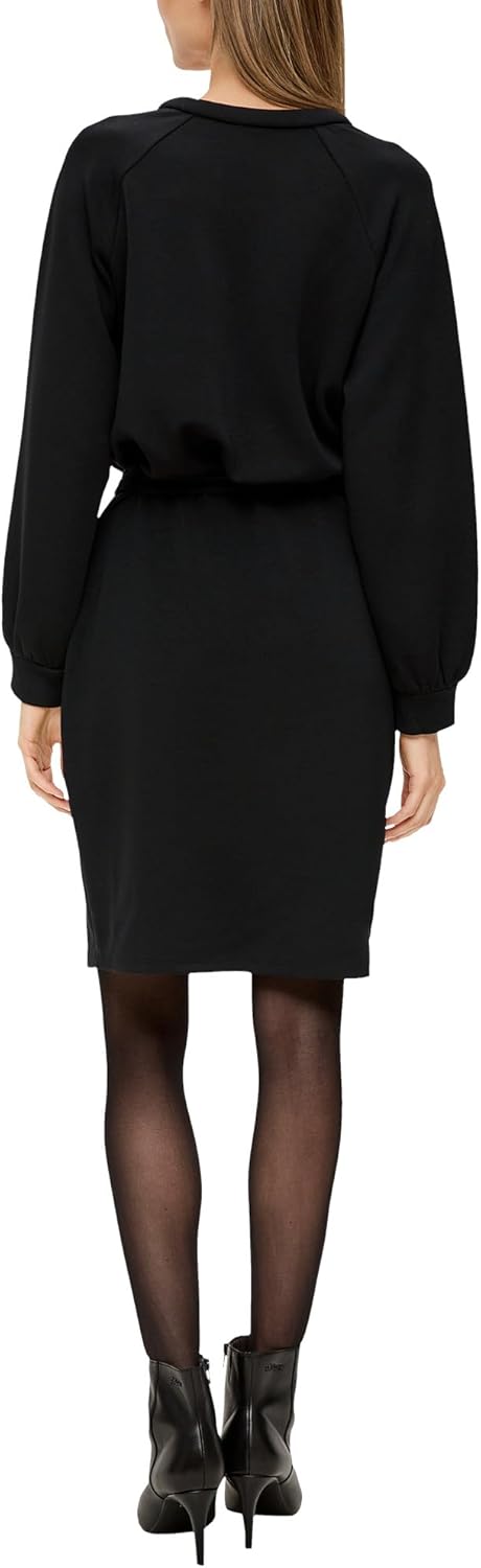 s.Oliver BLACK LABEL Damen Kleid mit Bindegürtel 38 9999, 38 9999