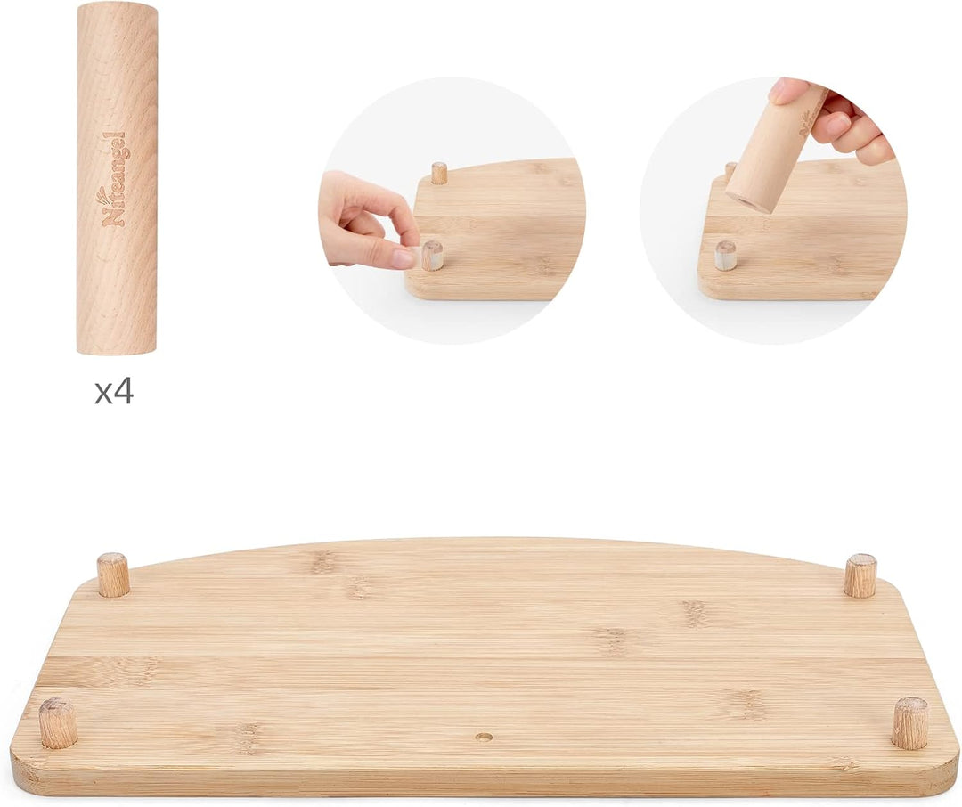 Niteangel Anti-Rutsch-Hamsterrad-Plattform – passend für Niteangel Super-Silent Hamsterrad | Acrylra