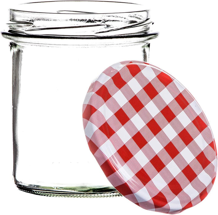 BigDean 24x Einmachgläser 350ml Einkochgläser TO 82 Marmeladengläser