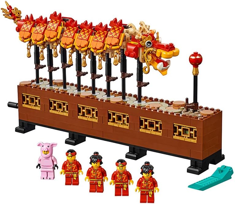 LEGO Drachentanz - Spiele den Drachentanz Steinen nach – für Spielspass und als Ausstellungsstück.