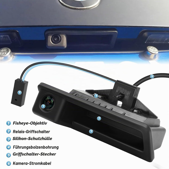 E61 E88 E91 Rückfahrkamera für BMW E90 E60 E70 E71 E72 E82 E84 E92 E93 X1 X5 170 Grad Weitwinkel Aut