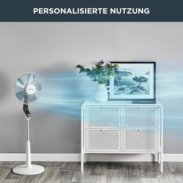 Rowenta VU5640 Standventilator Turbo Silence Extreme | 4 Geschwindigkeitsstufen | Nachtmodus | Turbo