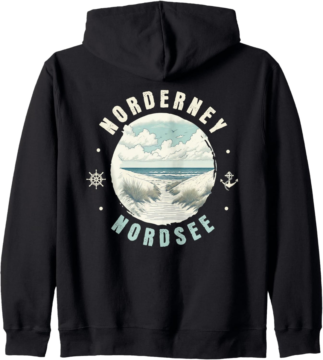 Norderney Strand Urlaub Ostfriesische Inseln Nordsee Kapuzenjacke