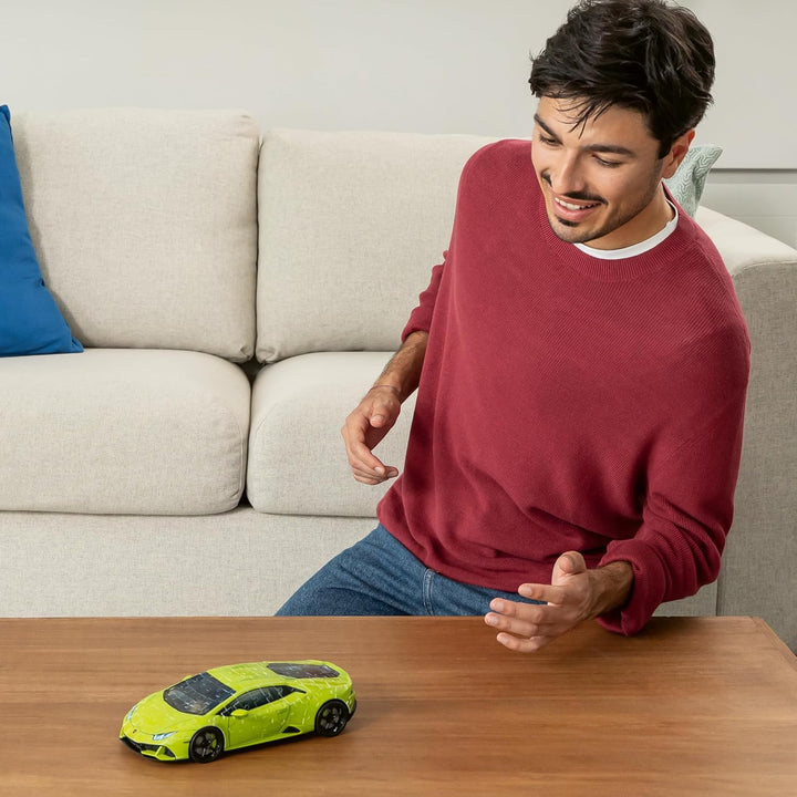 Ravensburger 3D Puzzle 11559 - Lamborghini Huracán EVO - Verde - der Supersportwagen als 3D Puzzle A
