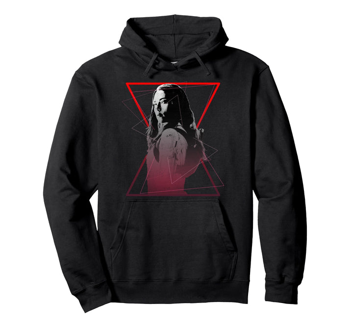 Marvel Black Widow Logo Portrait Pullover Hoodie