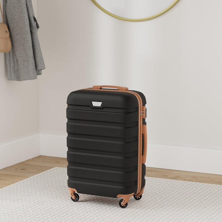 COOLIFE Koffer Gross 77cm XL, PC+ABS, Rollkoffer mit 360° Spinner Räder | TSA Zahlenschloss, Leicht