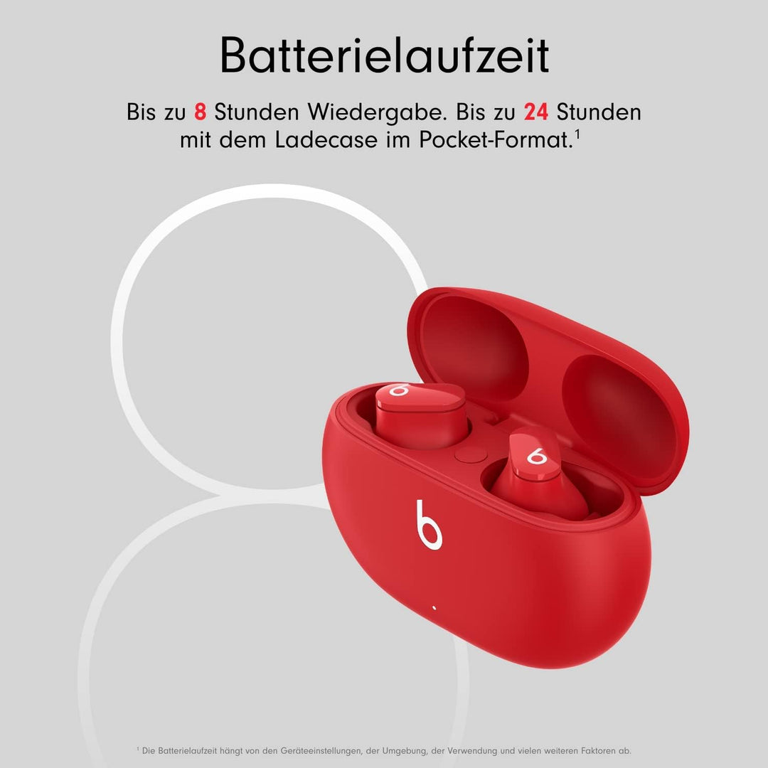 Beats Studio Buds – Komplett kabellose Bluetooth In-Ear Kopfhörer mit Noise-Cancelling – schweissbes
