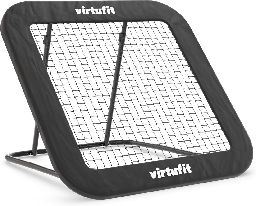 Virtufit Verstellbarer Fussball-Rebounder Pro - Kickback - Tchouck - 84 x 84 cm / 100 x 100 cm / 124