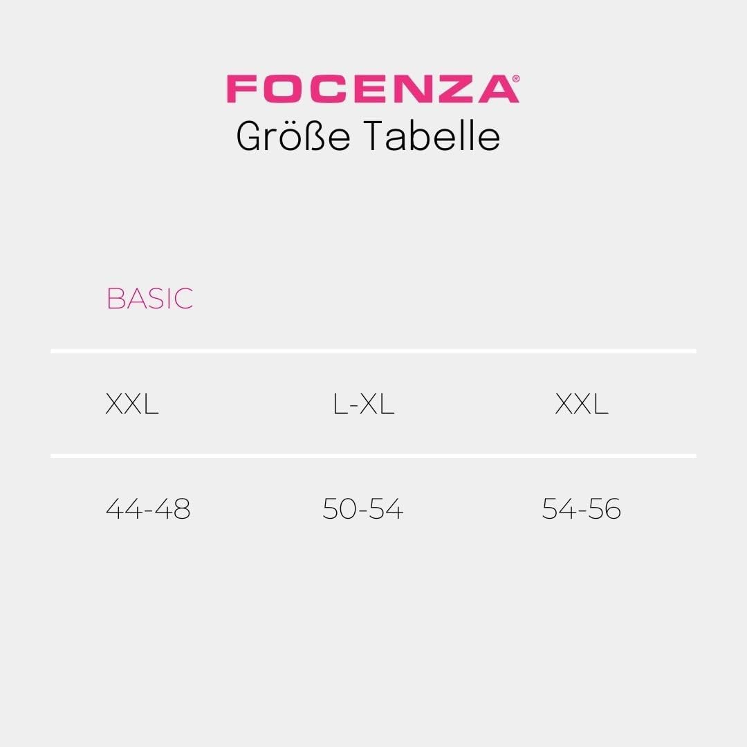 FOCENZA T-Shirt für Herren mit V-Ausschnitt, Unterwäsche aus weicher elastischer und bequemer Mikrof