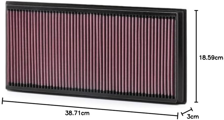 K&N 33-2857 6689, Schwarz/Rot