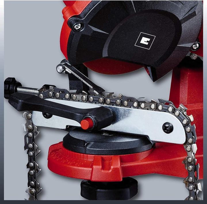 Einhell Sägekettenschärfgerät GC-CS 85 E (85 W, 5500 min-1, Schleifwinkeleinstellung m. Skala, Kette