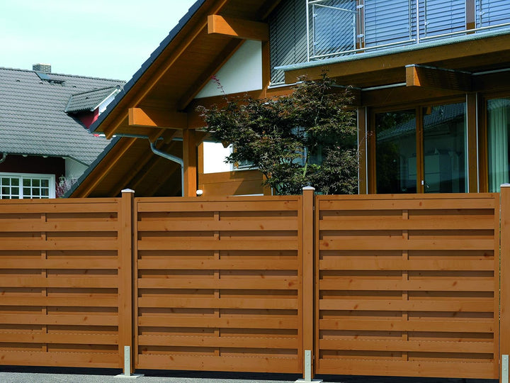 Alberts 858476 Pfostenkappe für Holzpfosten | flache Form | Edelstahl | 90 x 90 mm | 10er Set flache