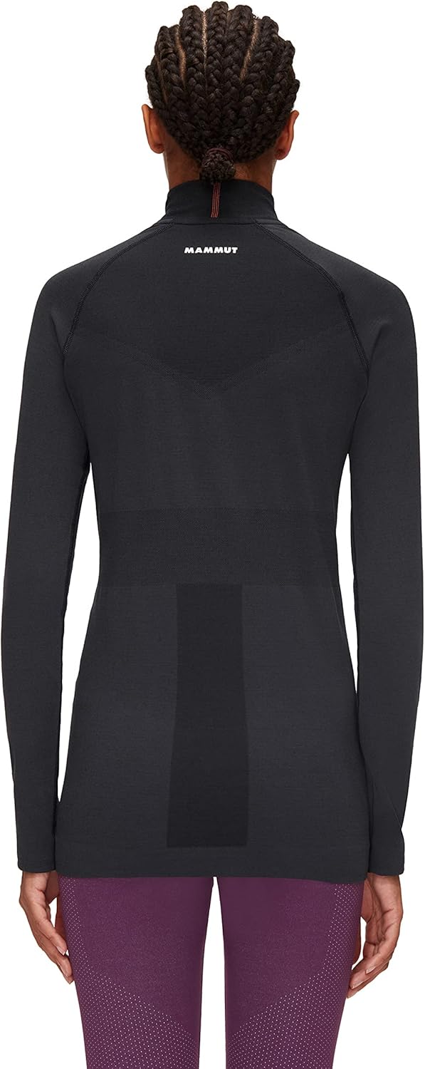 Mammut Damen Trift Half Zip Longsleeve S Schwarz, S Schwarz