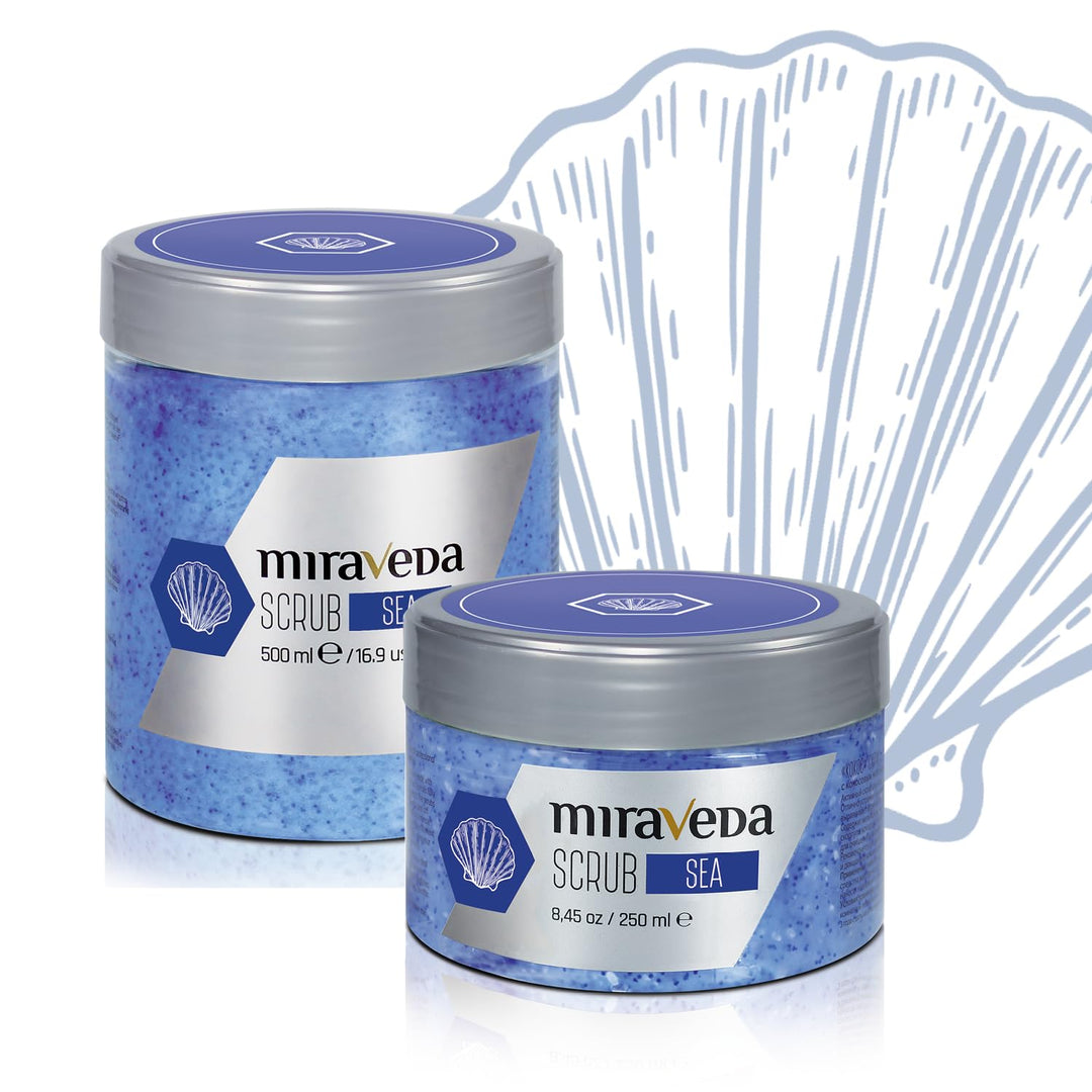 Miraveda by Italwax Sea Scrub - 500ml - Professionelles Peeling für die Hautpflege - Feuchtigkeitssp