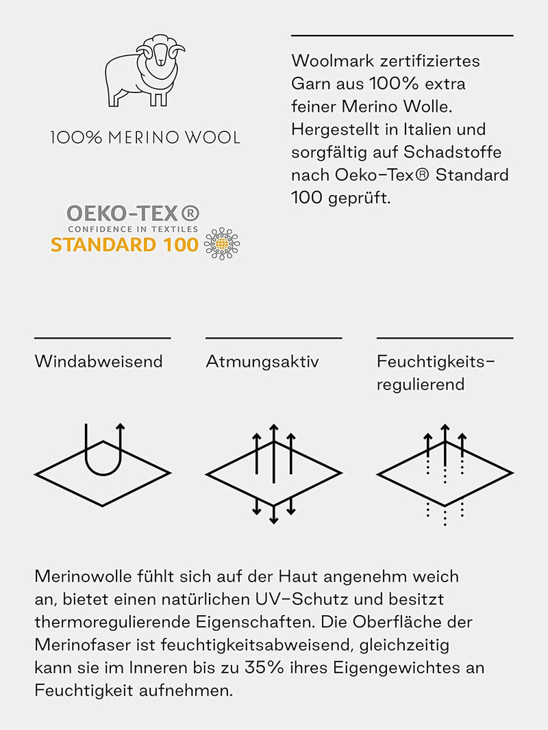 Enter the Complex® Kurze Fisherman Beanie, Docker Mütze, Herren und Damen, Trawler Beanie, 100% Meri
