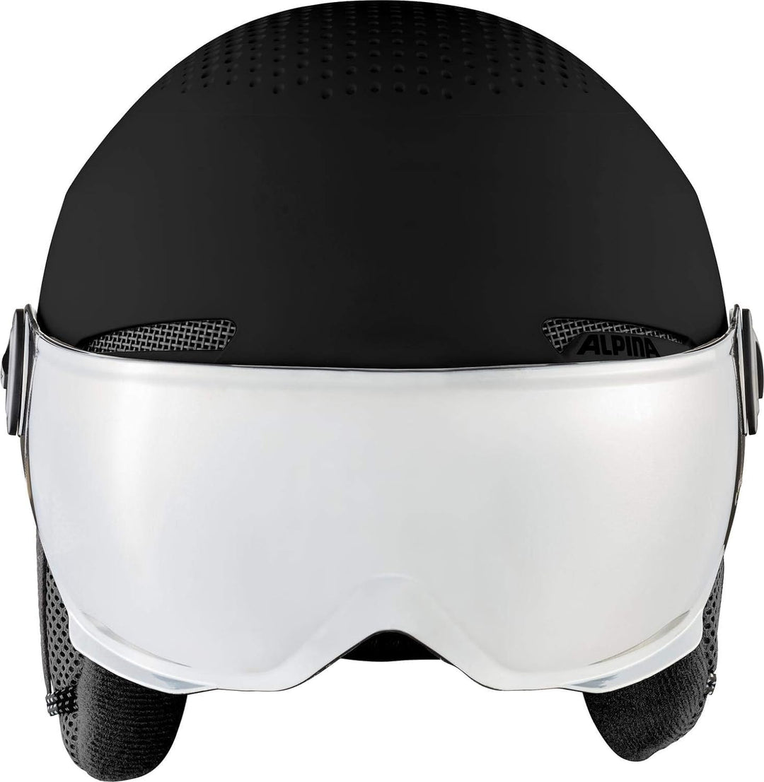 ALPINA ARBER VISOR Q-LITE - Hochwertiger & Leichter Skihelm Mit Kontrastverstärkendem Visier Für Erw