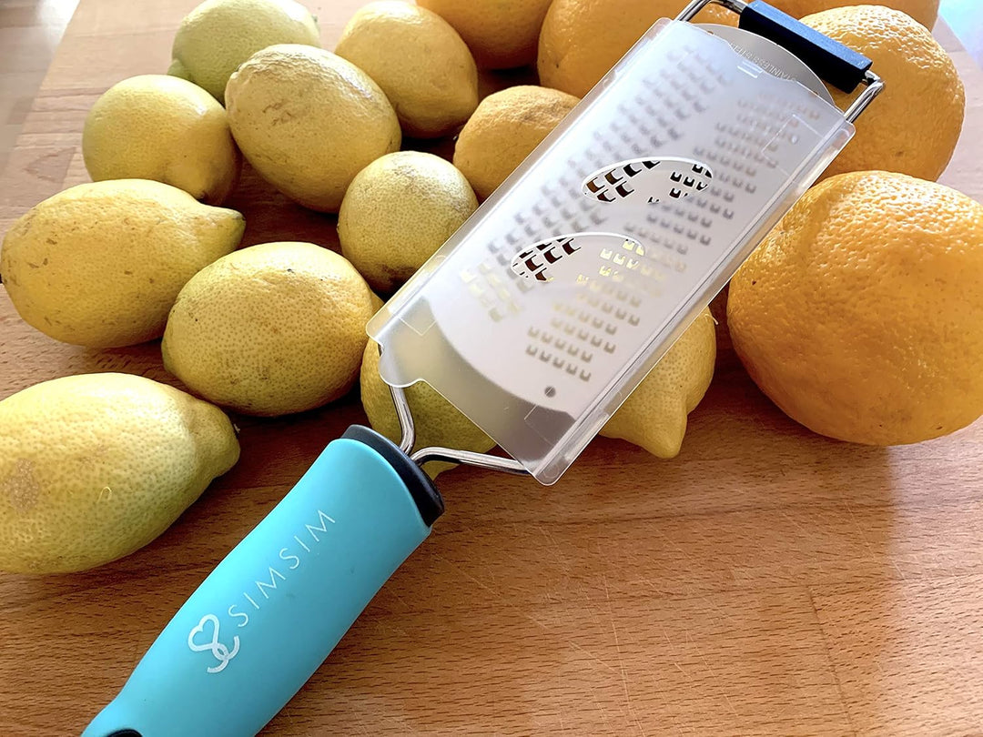 SimSim superscharfe Profi Reibe -2 in 1- Küchenreibe Edelstahl spülmaschinengeeignet Premiumqualität