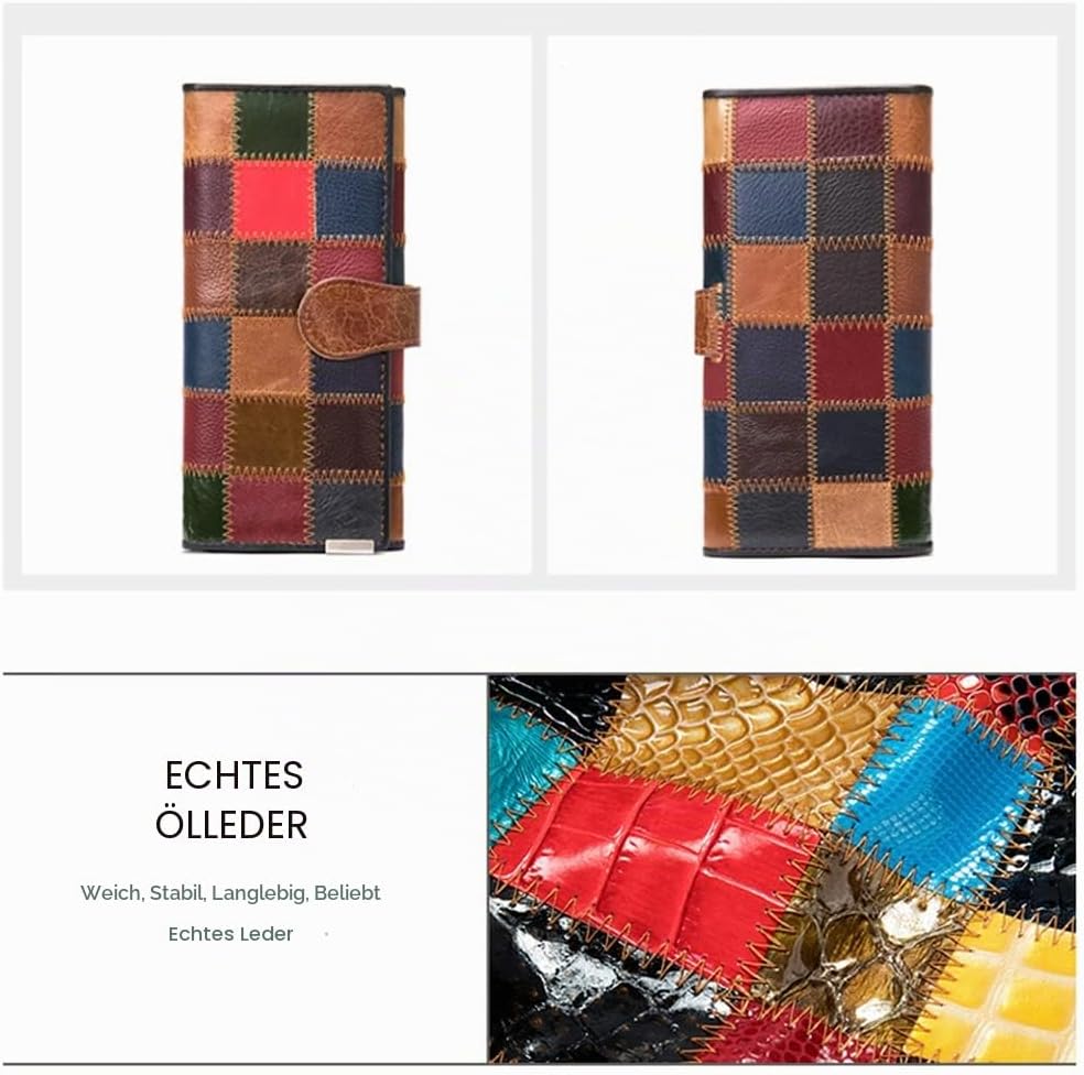 Eysee Brieftaschen, Leder-Kupplungen, Geldbörsen, Damen-Handy-Paket (Mode 4-C), Mode 4-c