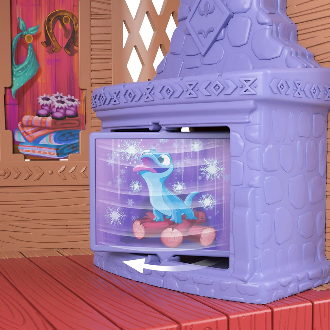 Mattel Disney Die Eiskönigin ELSA Spielset mit Kleiner Puppe bestehend aus 10 Spielbereichen, 3 Tier