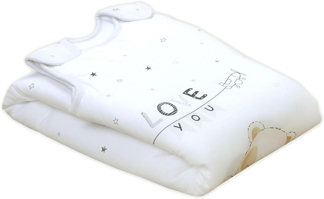 Herding Baby Best Baby-Schlafsack Sleeping Little Bear, Bär-Motiv, 90 x 45 cm, Seitlich umlaufender