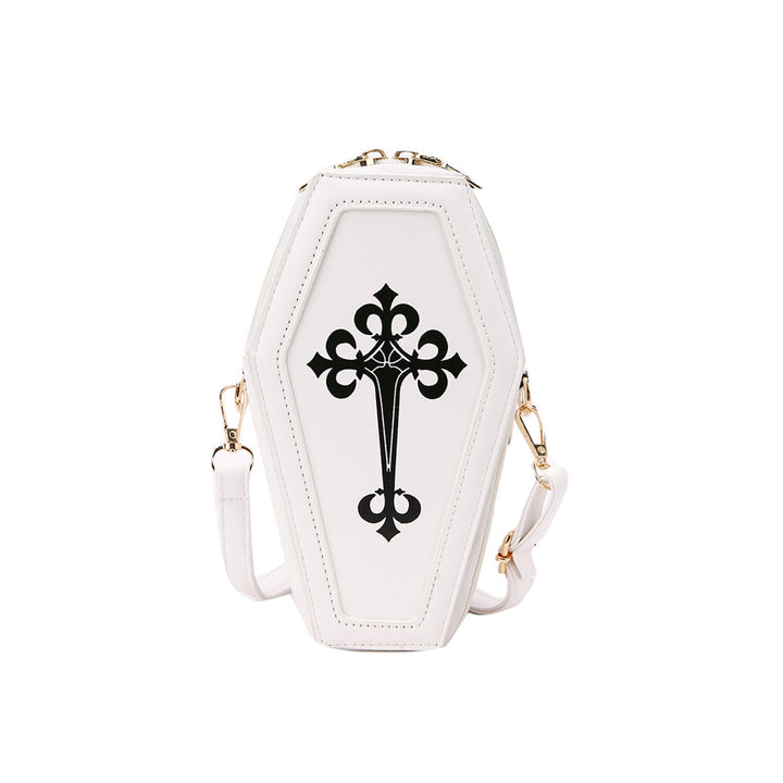 PORRASSO Gothic Sarg Umhängetasche Damen Schultertasche Crossbody Bag Messenger-Tasche für Halloween