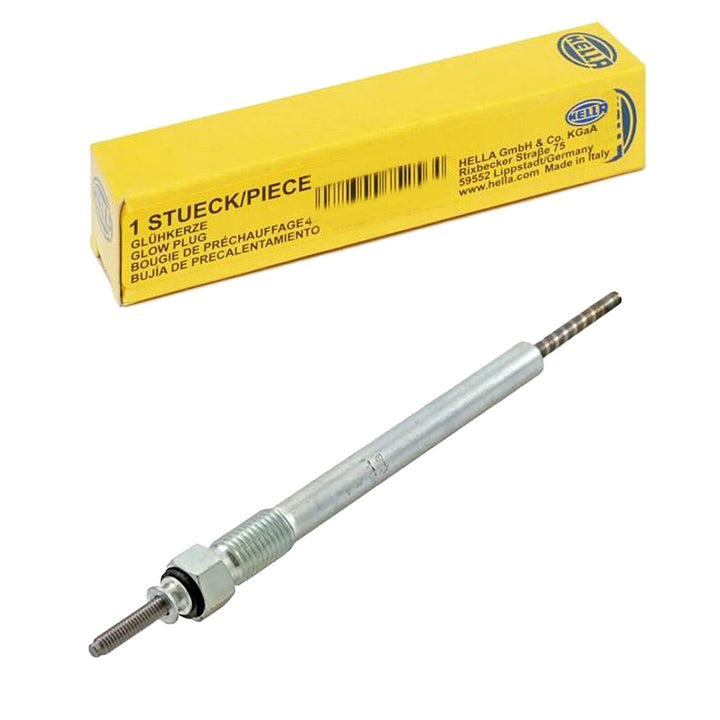 HELLA 8EG 008 498-661 Glühkerze - SW: 12mm - Glühkerzenausf.: leistungsoptimiert - Stecker: Rundstec