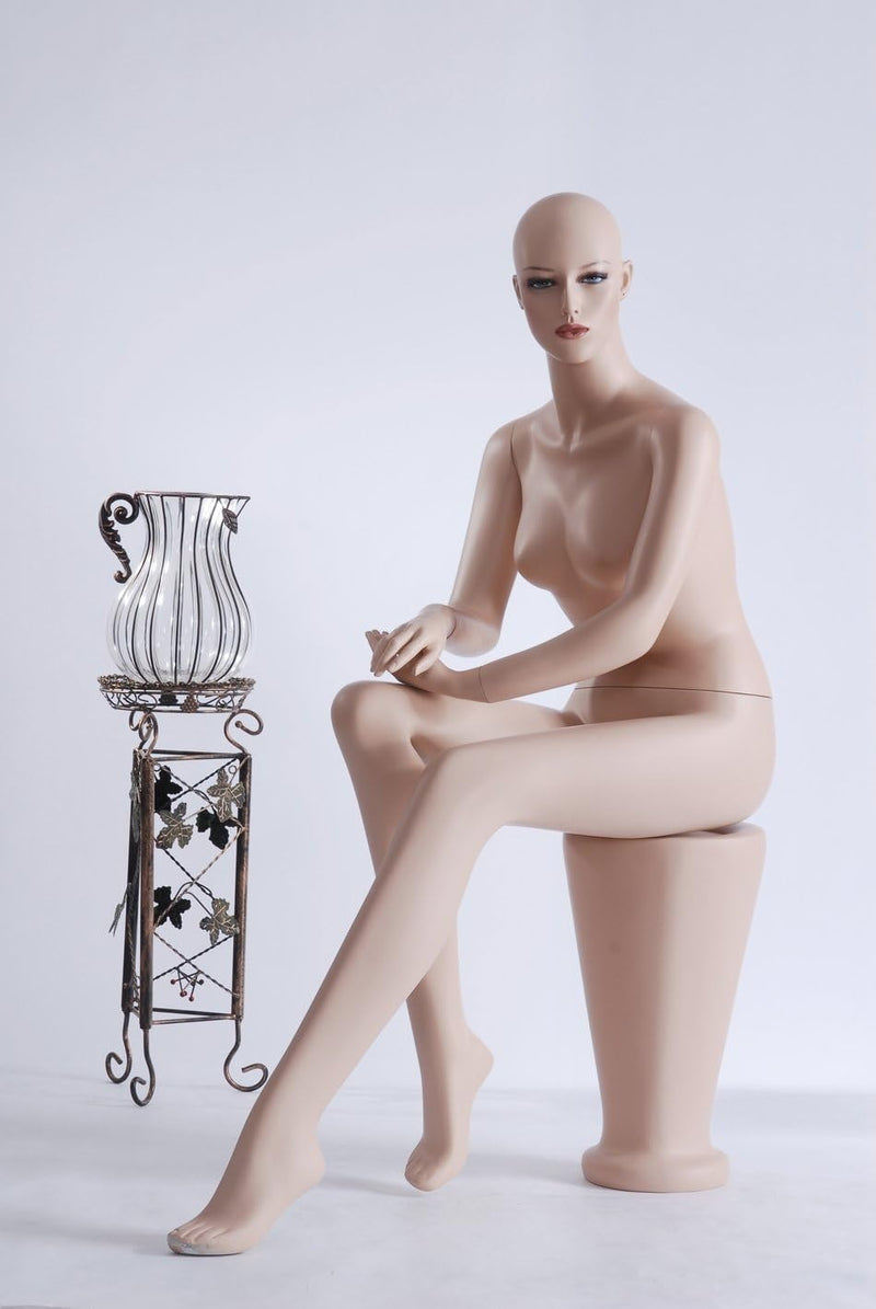 Eurohandisplay FS-18 weiblich sitzend Schaufensterfigure Schaufensterpuppe Mannequin