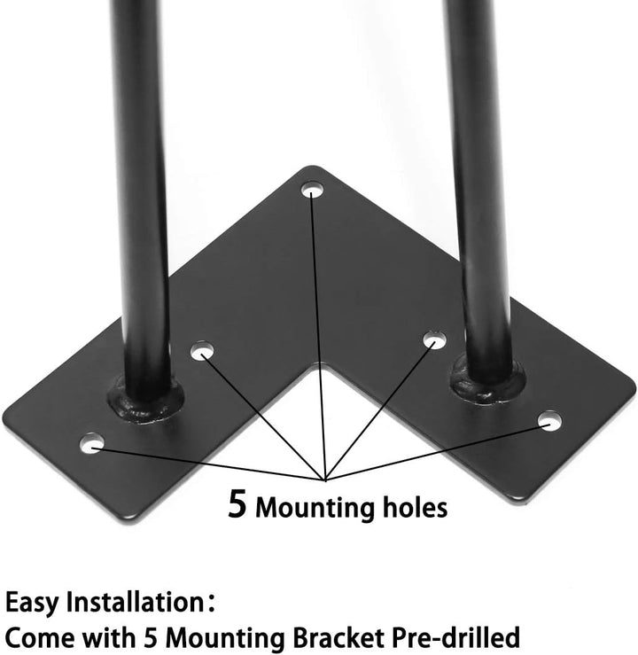 Signstek Tischbeine Möbelfüsse Metall Tisch Fuesse 30cm/12’’moebelfuesse für Kleiner Couchtisch, Sch