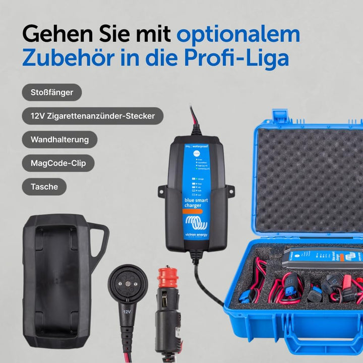 Victron Energy Blue Smart IP65 6/12-Volt 1.1 Amp 230V, Batterie Ladegerät, Bluetooth (CEE 7/16)